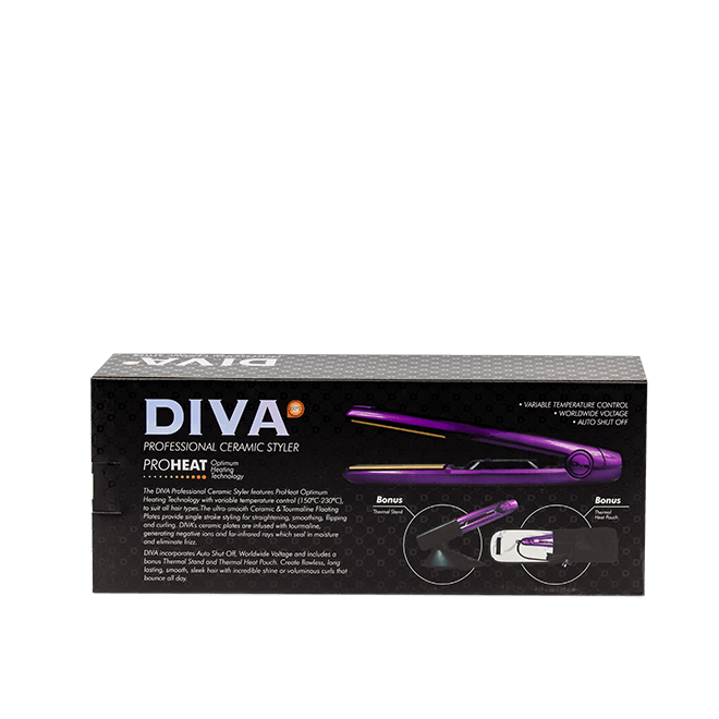 +Diva Mk11 Straightener - Purple