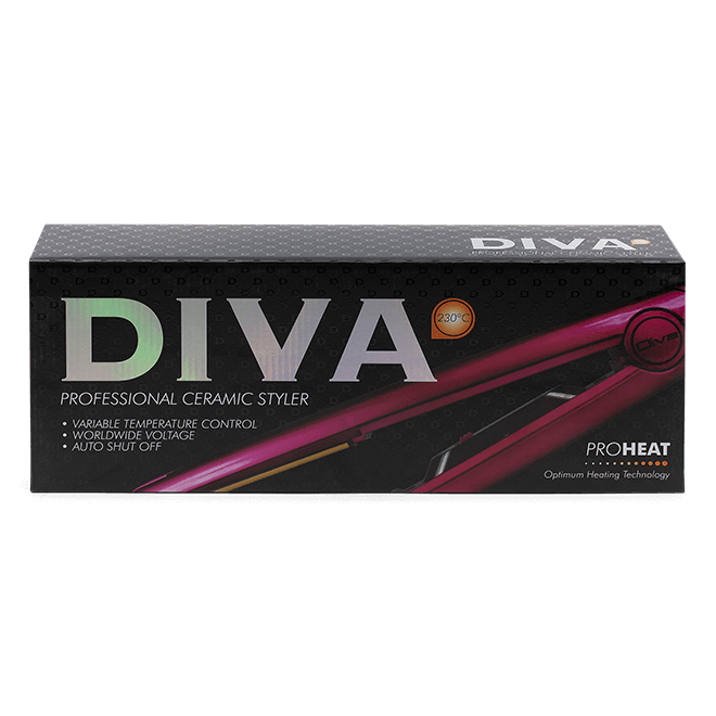 +Diva Mk11 Straightener - Pink