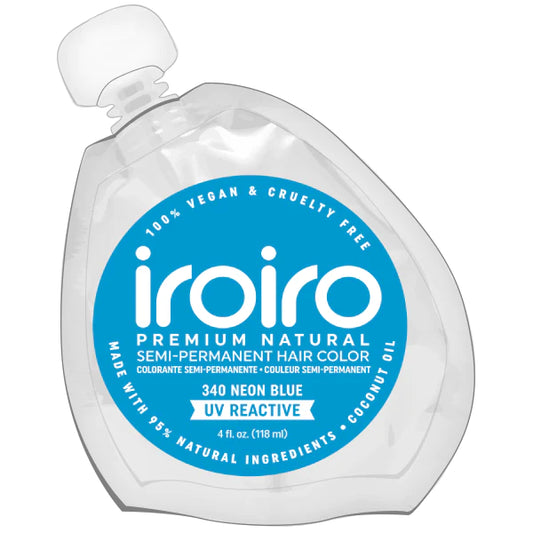 Iroiro 340 Neon Blue Semi Hair Colour 118ml