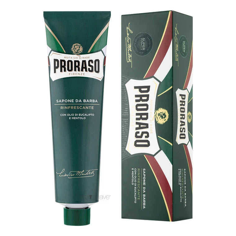 Proraso Shave Cream Tube Green Eucalyptus And Menthol 150ml