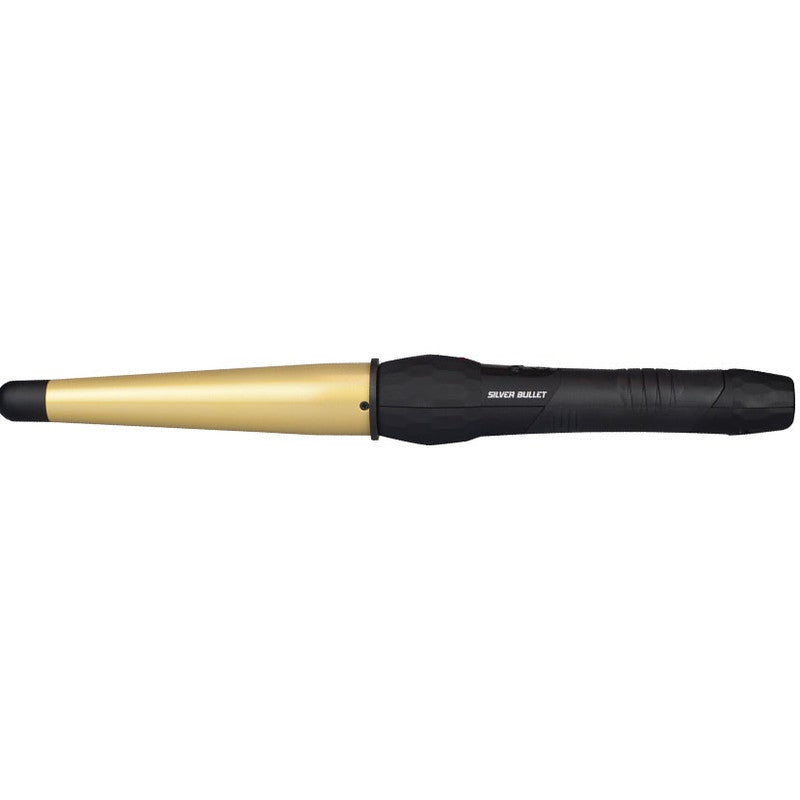 Silver Bullet Fastlane Large Ceramic Conical Curling Iron Gold - 19mm-32mm
