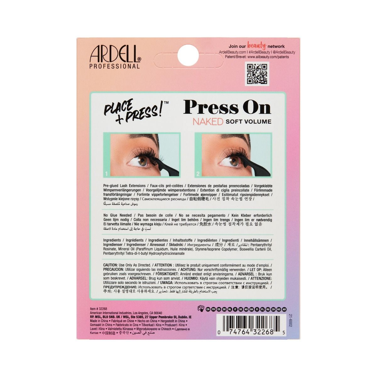 Ardell Naked Pre-Glued Press On UnderLash Ext Soft Volume