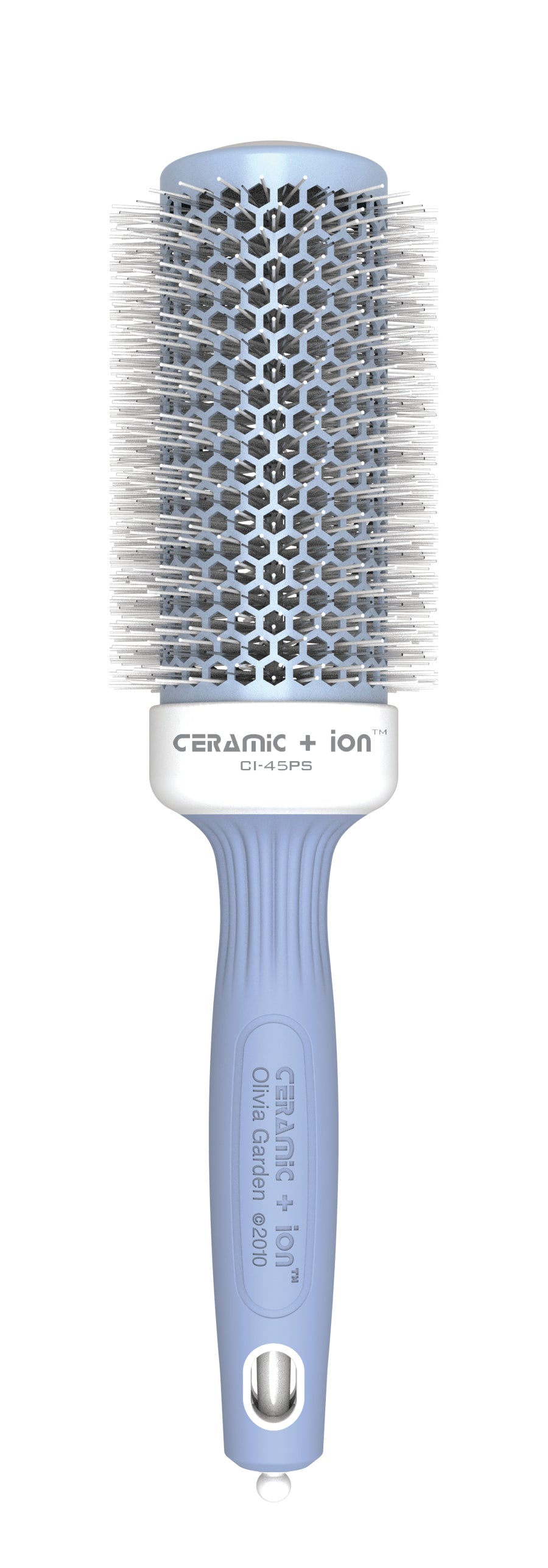 Olivia Garden Ceramic + Ion Pastels Brush 45mm Blue