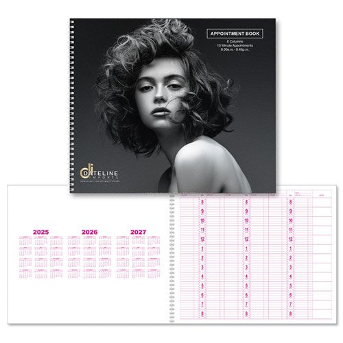 Dateline Professional 50 Page Appointment Book - 6 Column