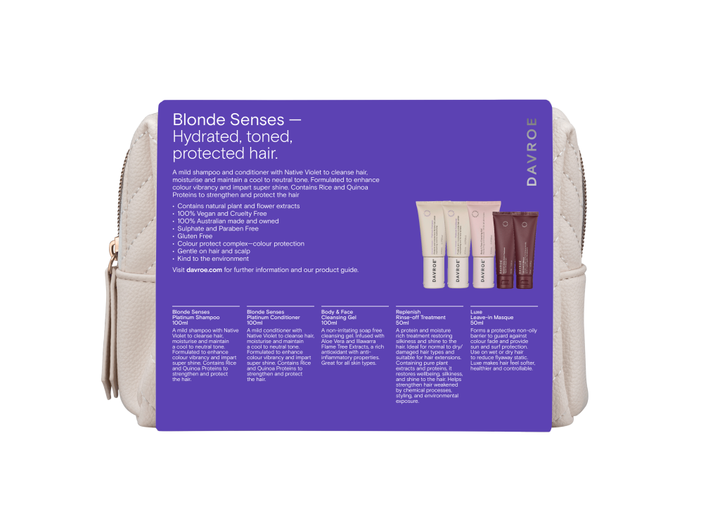 Davroe Xmas Pack Travel Blonde Senses 2024