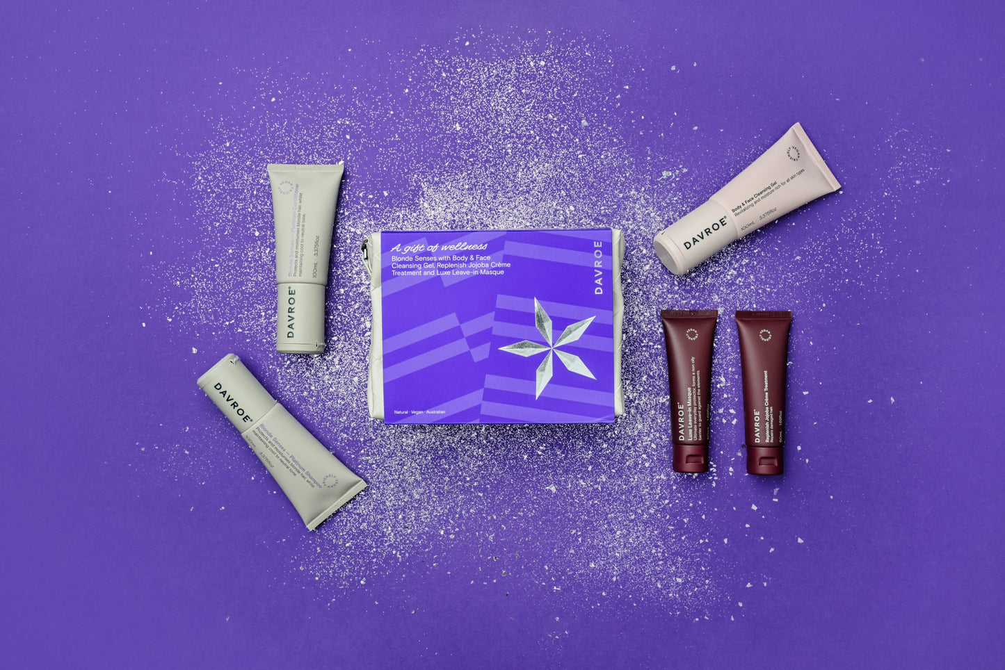 Davroe Xmas Pack Travel Blonde Senses 2024