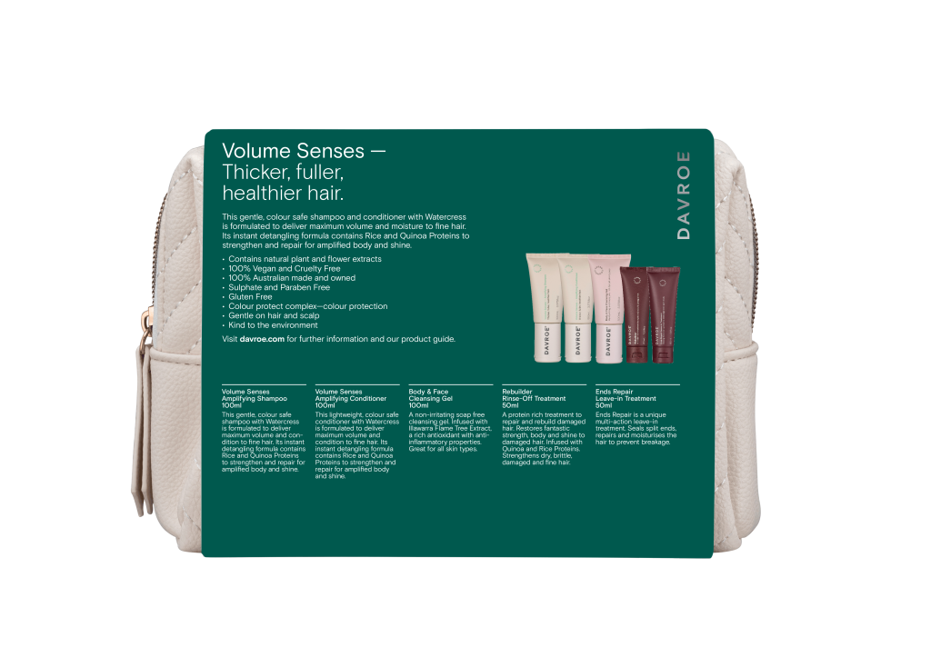 Davroe Xmas Pack Travel Volume Senses 2024