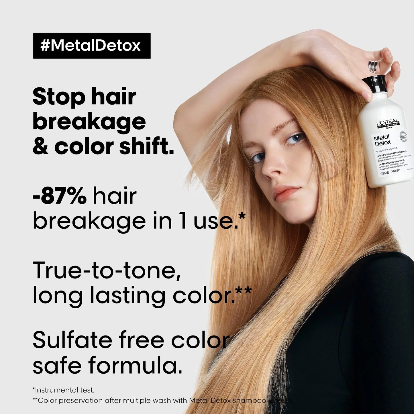 Loreal Serie Metal Detox Shampoo 300ml