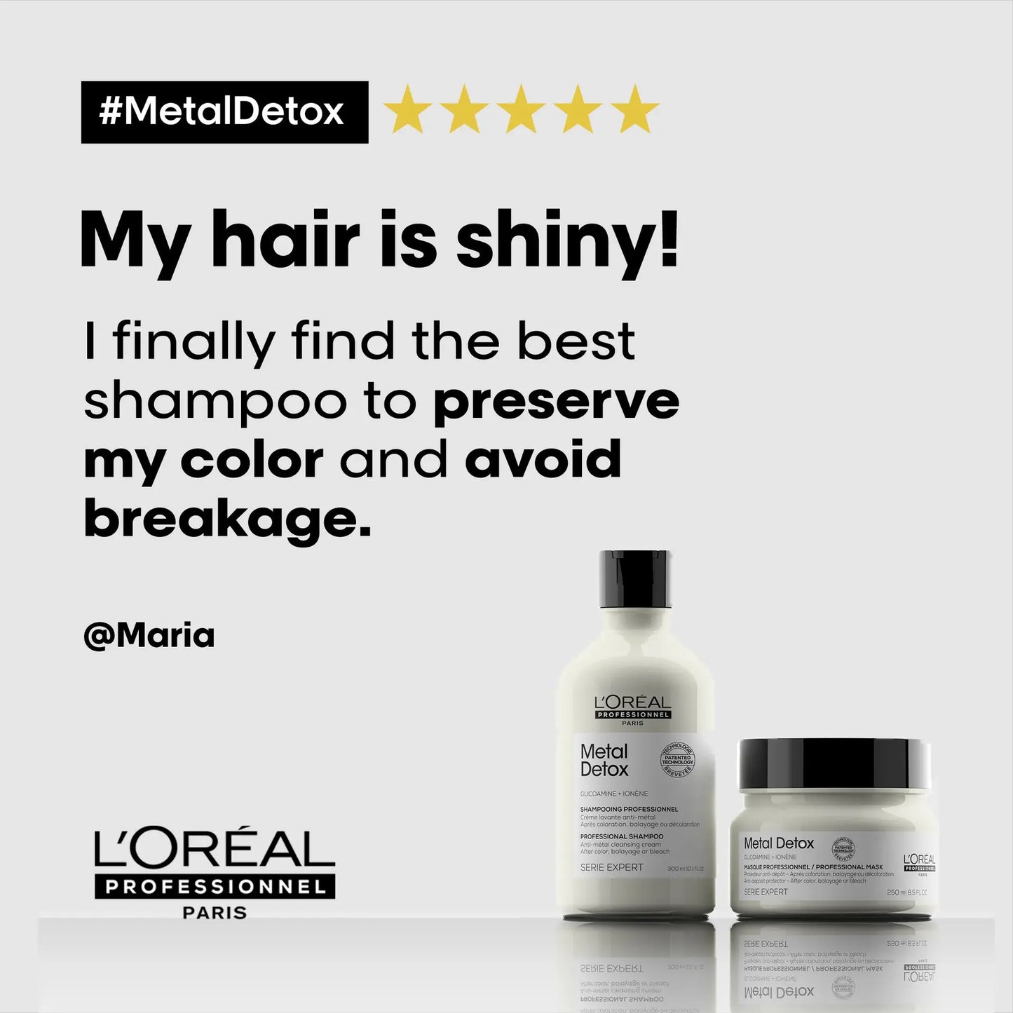 Loreal Serie Metal Detox Shampoo 300ml