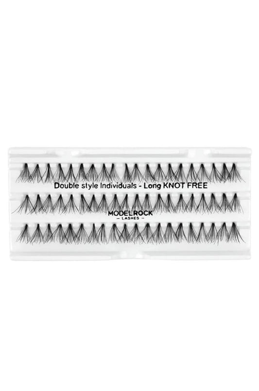 +Premium Lashes - Individual Double Knot Free Long