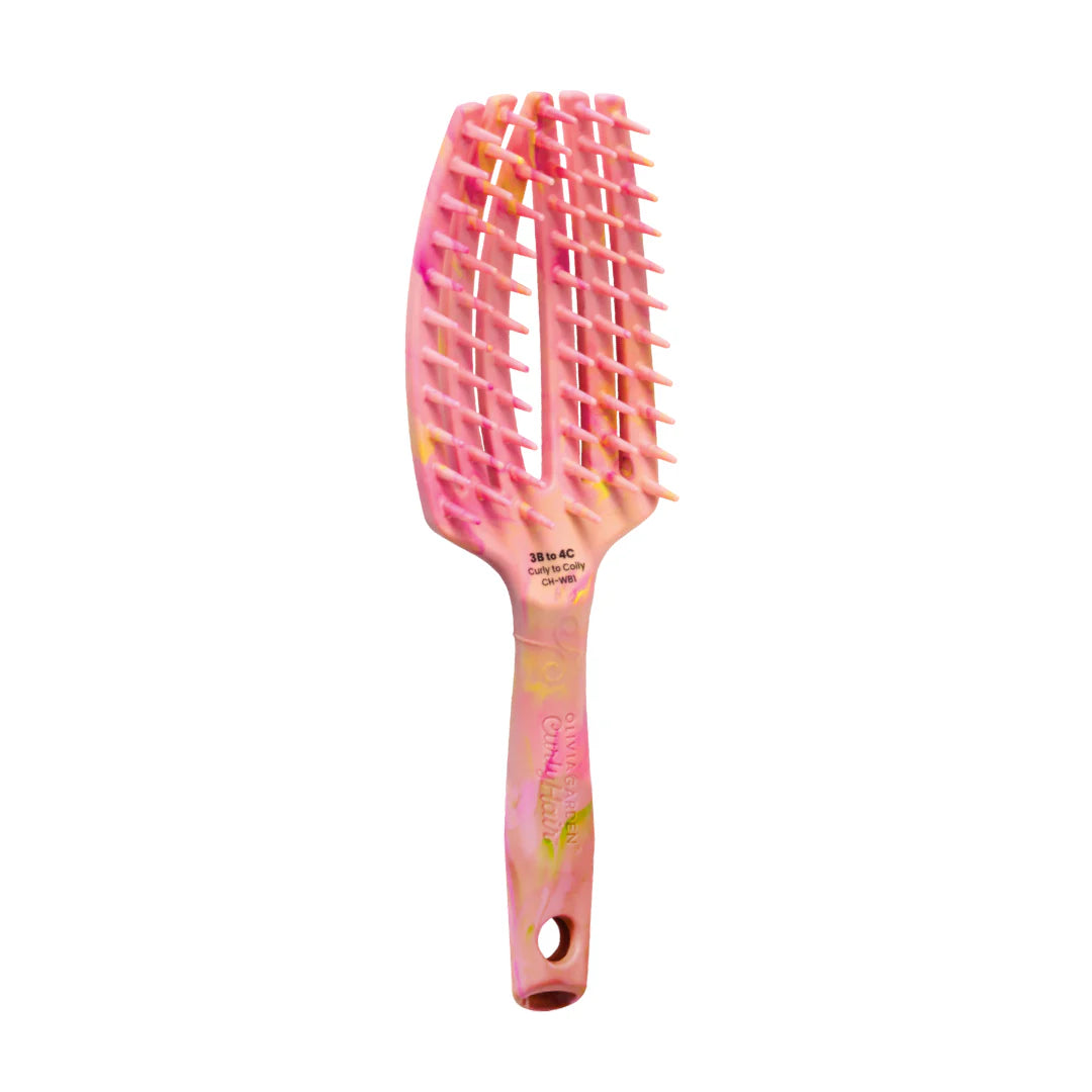 Olivia Garden Curly Hair Splash Wide Bristles – Pink