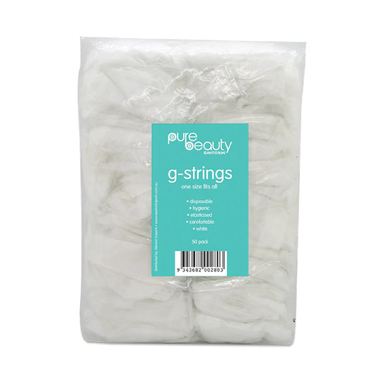 Pure Beauty Disposable G-strings White 50 Pkt