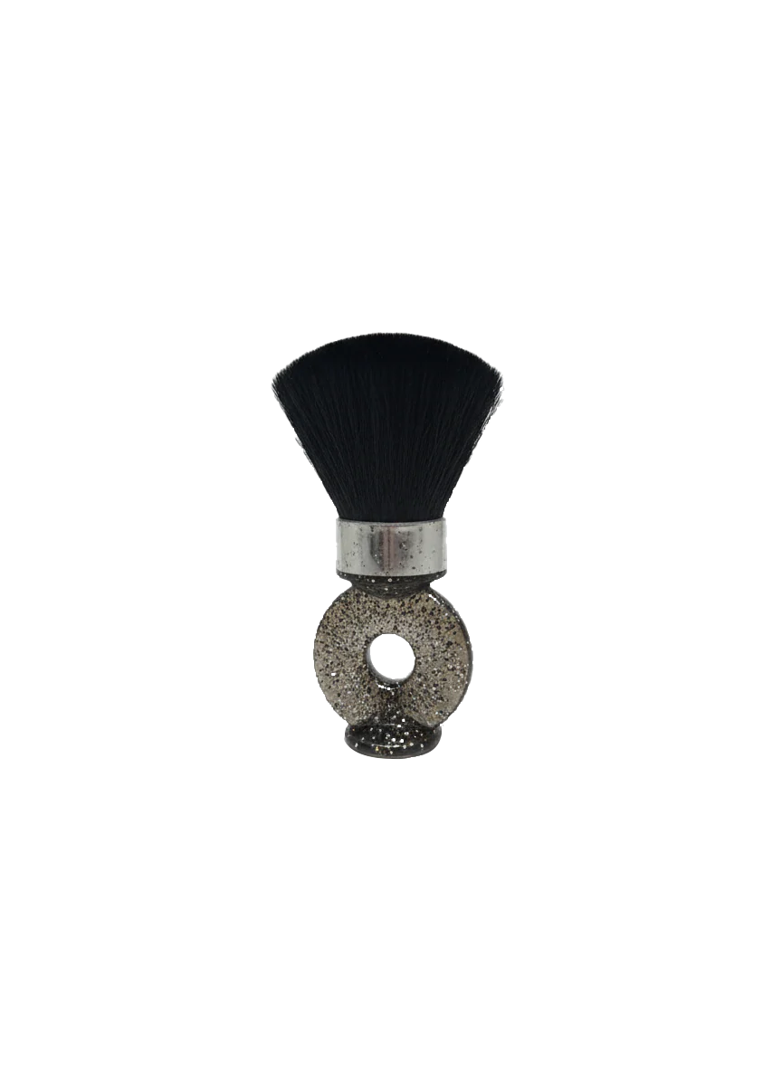 Santorni Crystal Glitter Neck Brush Black