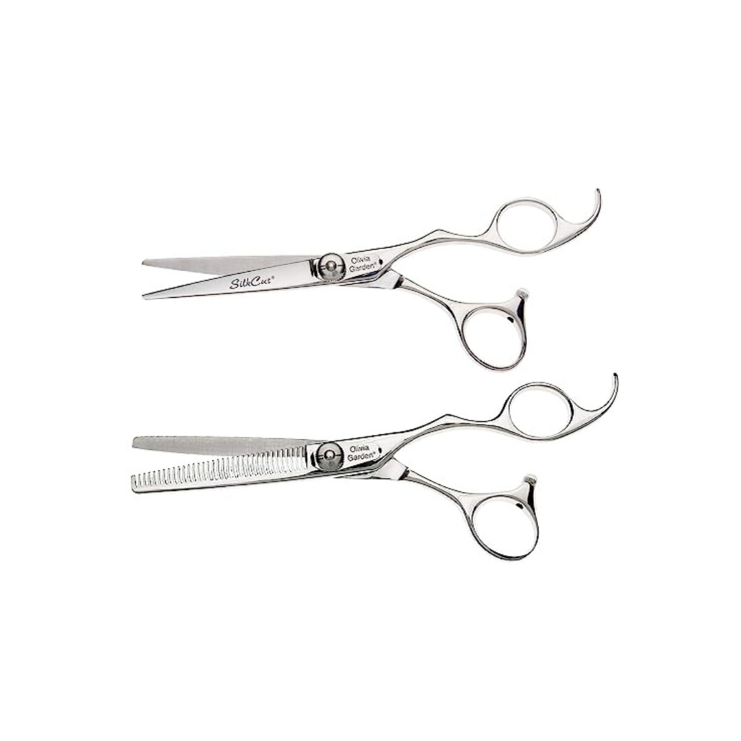 Olivia Garden Silkcut Pro Set 5.75 Scissor + 6 Thinner