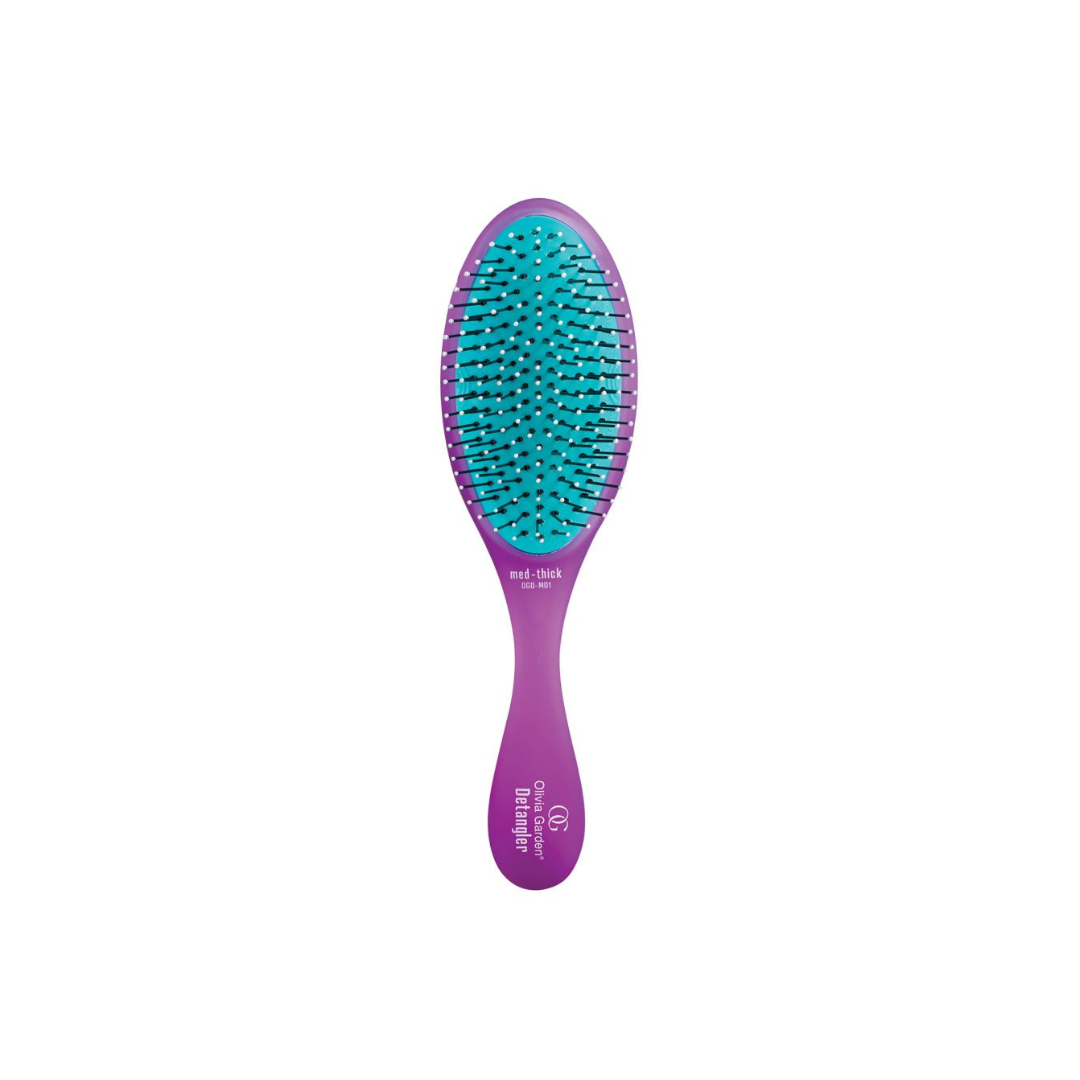 Olivia Garden Detangler Med-thick Brush Purple