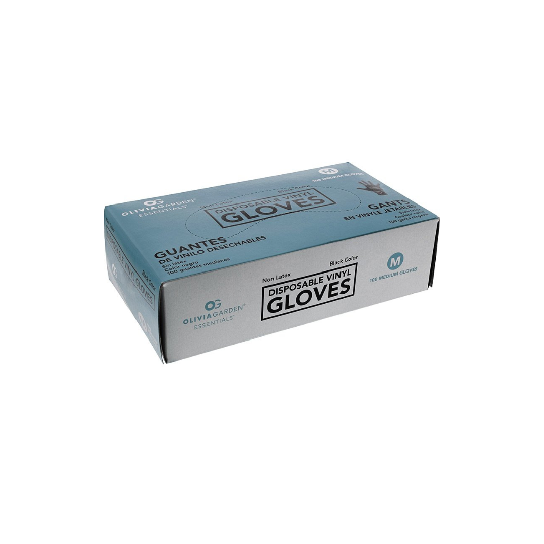 Olivia Garden Clear Disp Large Glove-vinyl-100pkt