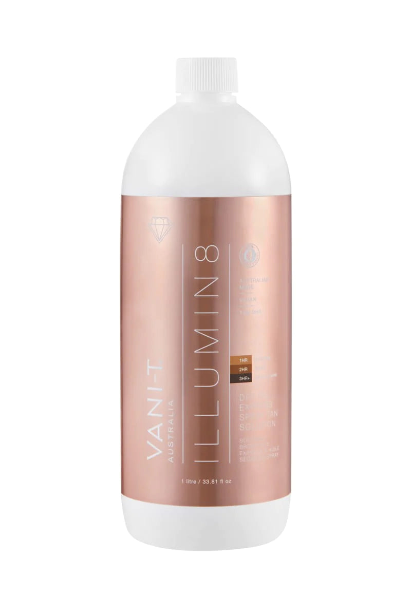 +Vani-T Illumin8 Dry Oil Express Spray Tan Solution 1000ml