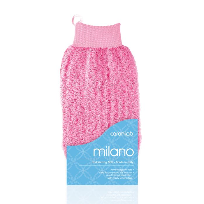 Caron Lab Milano Massage Mitt Pink