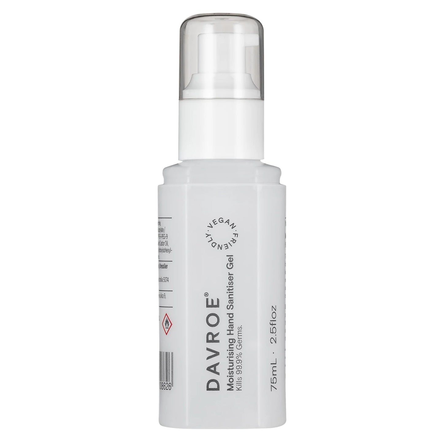 Davroe Moisturising Hand Sanitiser Gel 75ml