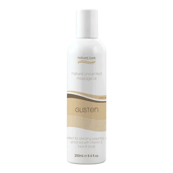 Natural Look Glisten Unscented Massage Oil 250ml