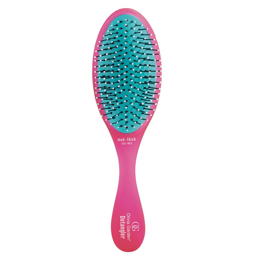 Olivia Garden Detangler Med-Thick Brush Pink