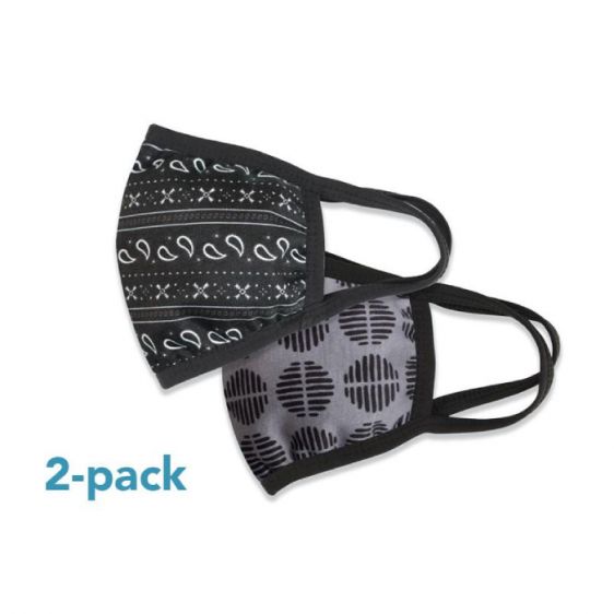 Olivia Garden Printed - Reusable Face Mask - 2pkt