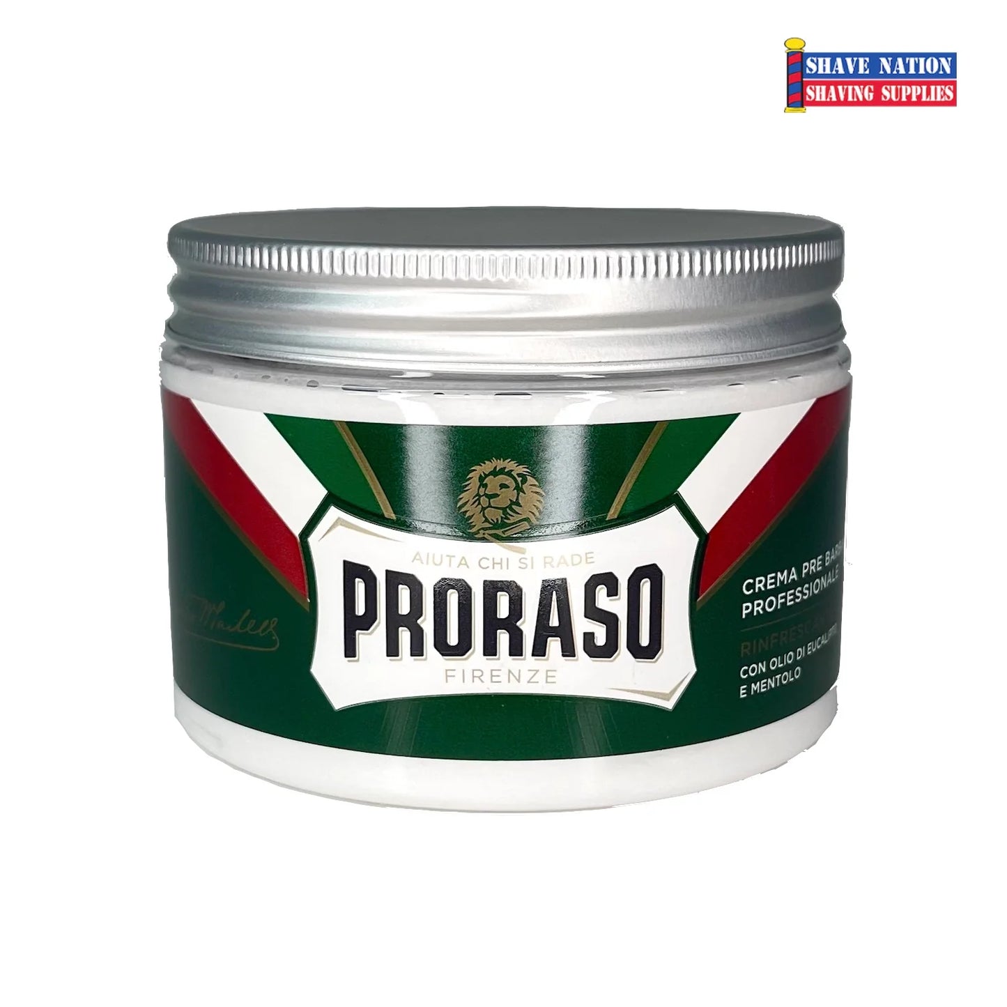 Proraso Pre Shave Cream Green With Eucalyptus And Menthol 300ml