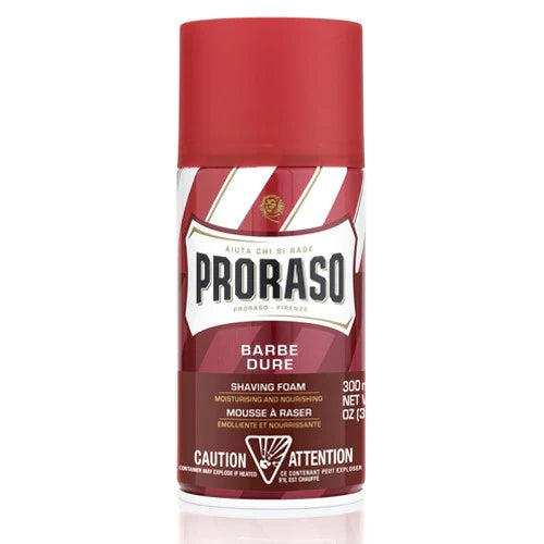 Proraso Shave Foam Red Nourish Shea Butter And Sandalwood 300ml