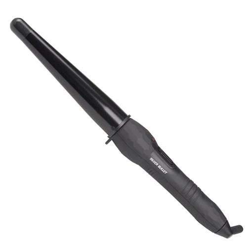 Silver Bullet City Chic Large Ceramic Conical Curling Iron Black - 19mm-32mm