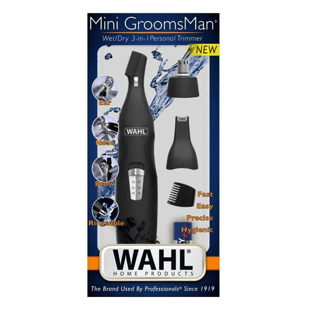 Wahl Personal Trimmer Mini GroomsMan 3-in-1