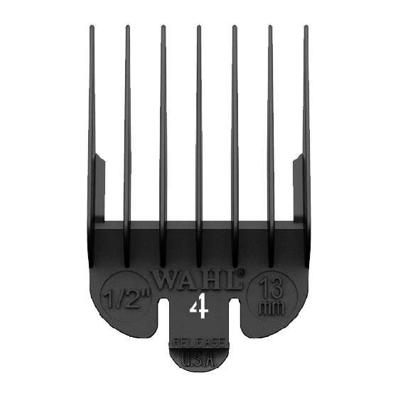 Wahl Attachment Comb Snap-On No 4 -1/2 - 13mm - Black