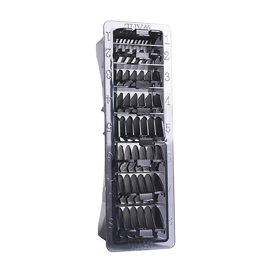 Wahl Attachment Comb Snap-On Guide Caddie No 1-8 - Black