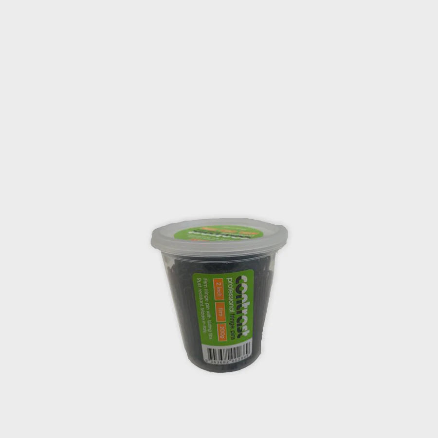 Contrast Fringe Pins 2in-Black