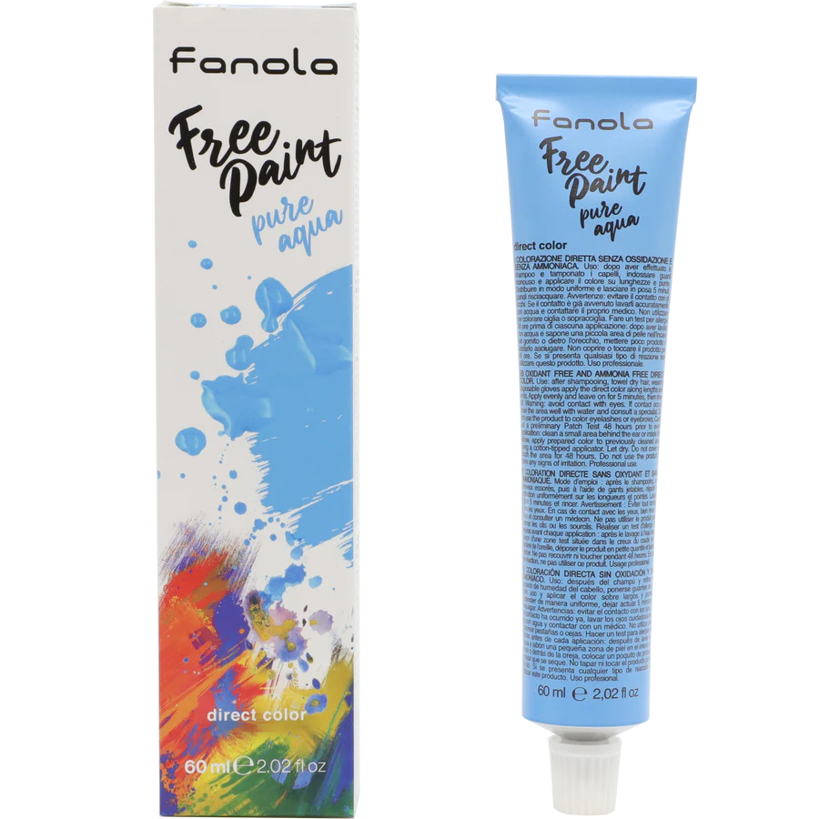 +Fanola Free Paint Pure Aqua Direct Color 60ml