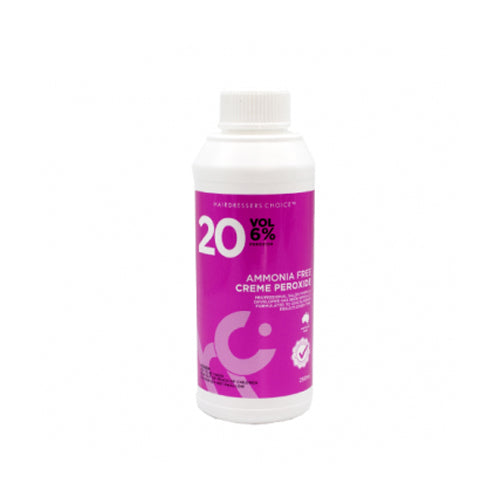 +Hairdressers Choice Creme Peroxide 20v 250ml