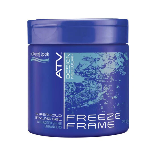 +Natural Look Atv Freeze Frame Superhold Styling Gel 500g