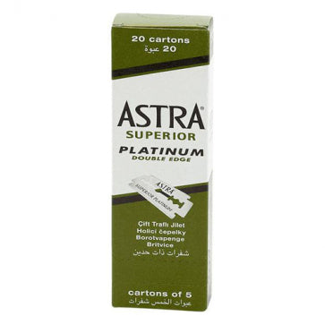 Astra Superior Double Edge Razor Blades - 20x5pk
