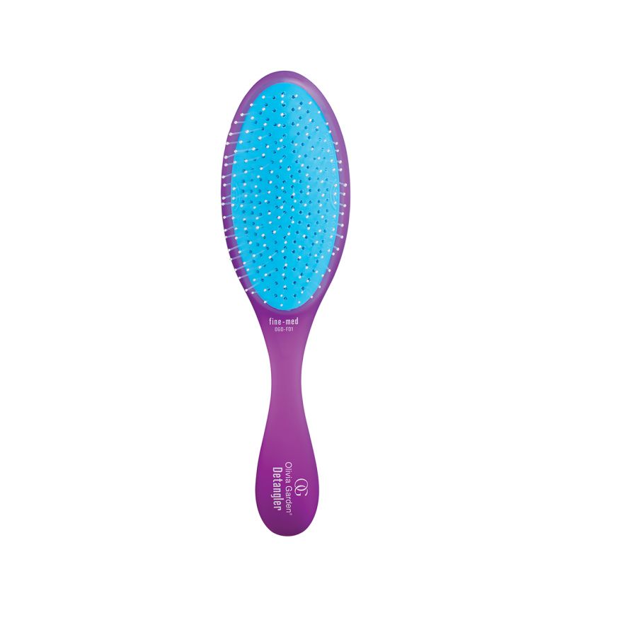 Olivia Garden Detangler Fine-med Brush-purple
