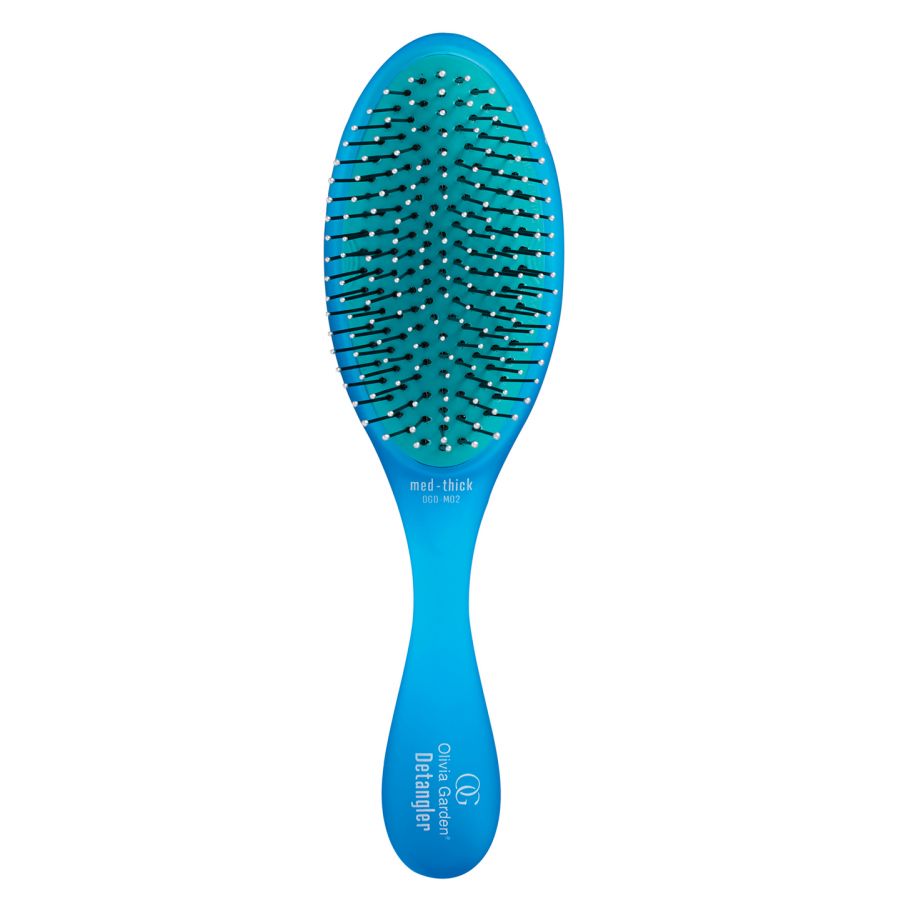 Olivia Garden Detangler Med-thick Brush Blue