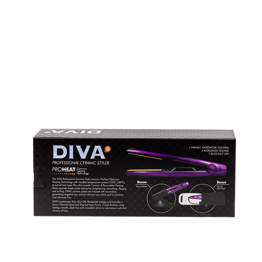 +Diva Mk11 Straightener - Purple