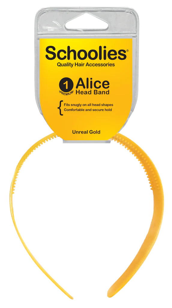 Schoolies 506 Alice Head Band Unreal Gold