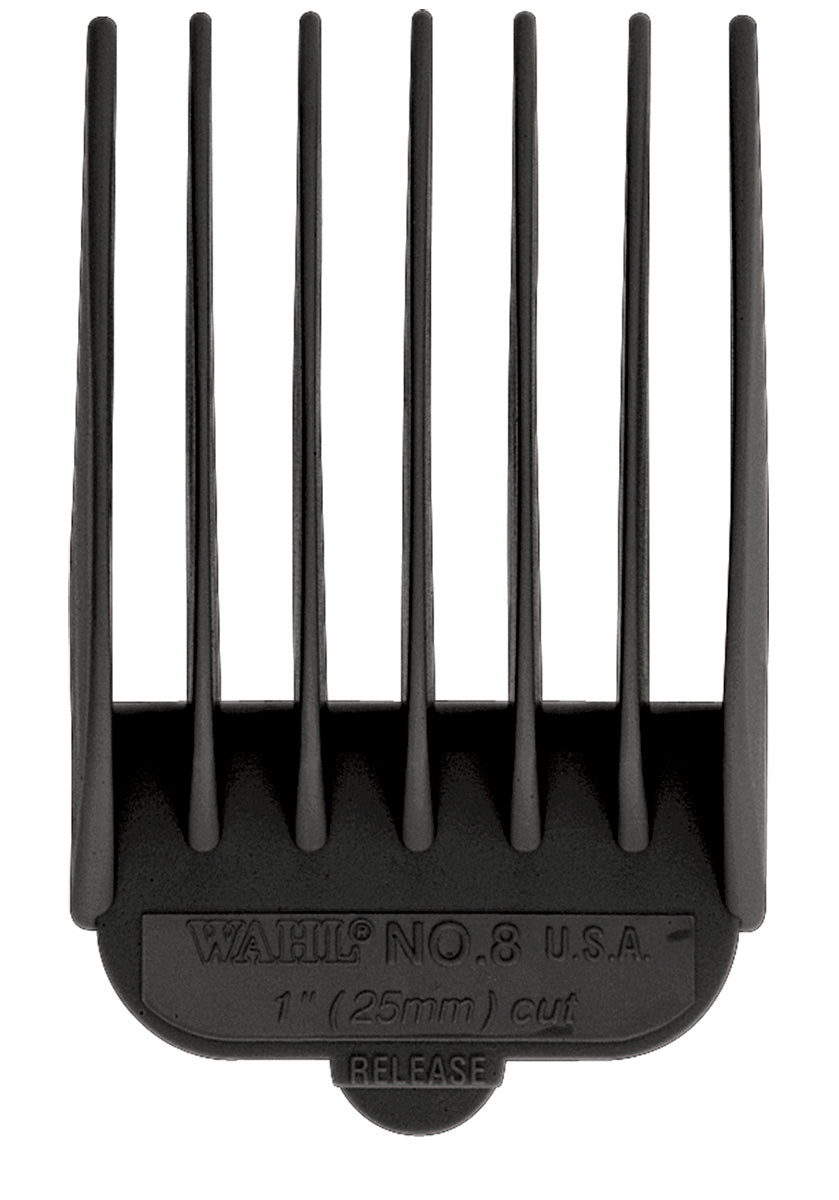 Wahl Attachment Comb Snap-On No 8 -1 - 25mm - Black