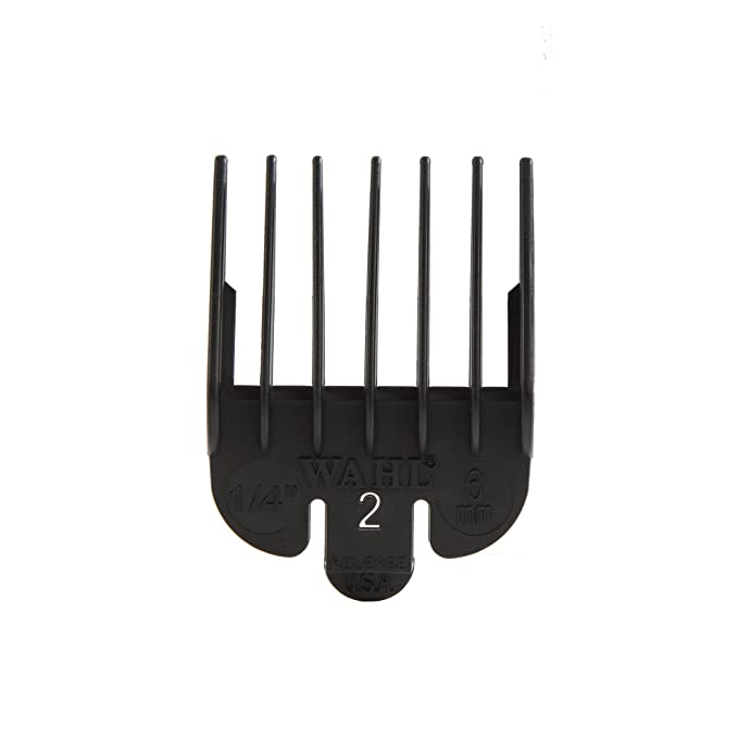 Wahl Attachment Comb Snap-On No 2 -1/4 - 6mm - Black