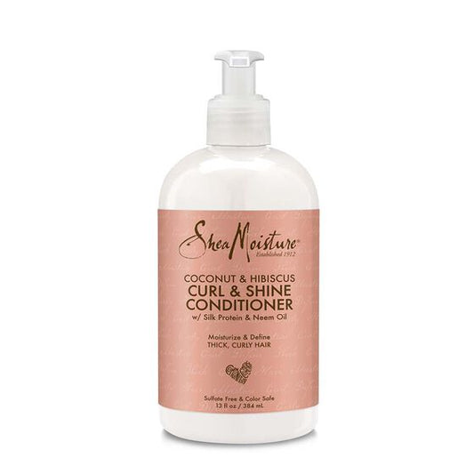 Shea Moisture Coconut And Hibiscus Curl And Shine Conditioner 384ml