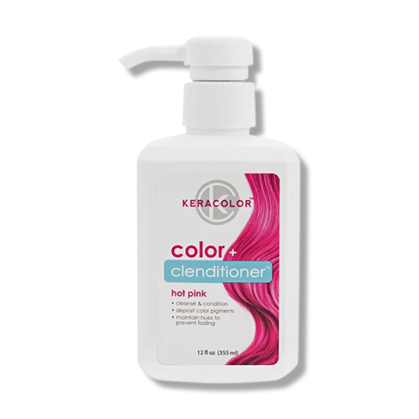 Keracolor Colour + Clenditioner Hot Pink 355ml