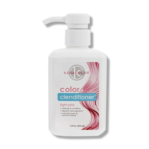 Keracolor Colour + Clenditioner Light Pink 355ml