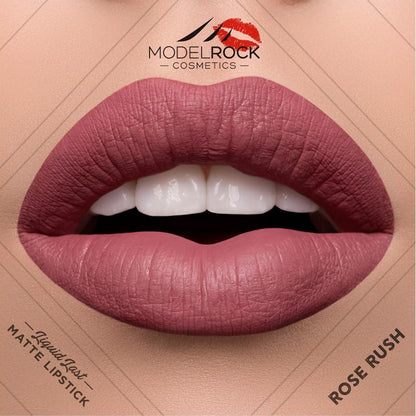 ModelRock Lipstick Liquid to Matte - Rose Rush