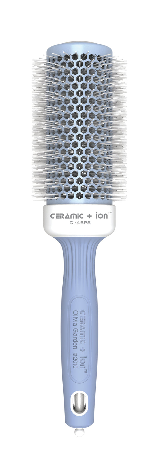 Olivia Garden Ceramic + Ion Pastels Brush 45mm Blue