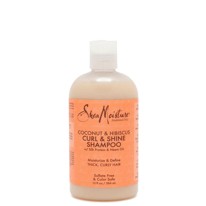 Shea Moisture Coconut And Hibiscus Curl And Shine Shampoo 384ml