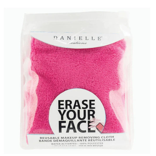 Danielle Creations Erase Your Face Travel Towel Pink